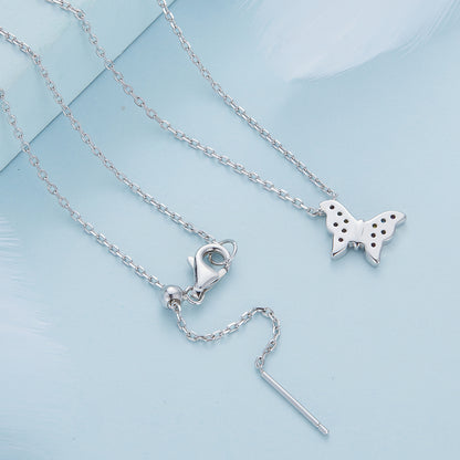Multi-colored Butterfly Necklace