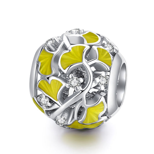 Ginkgo Leaves Charm