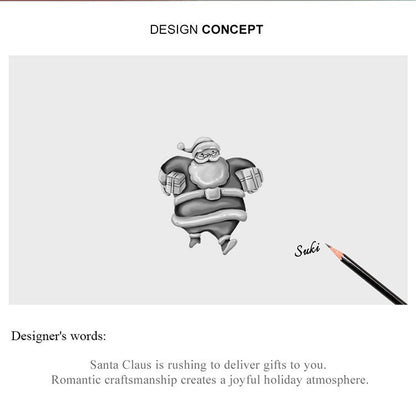 Christmas Theme Santa Claus Charm