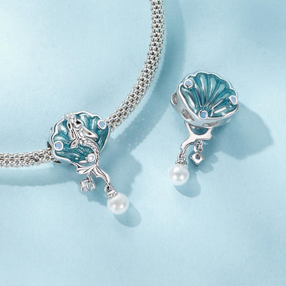 Shell Mermaid Charm