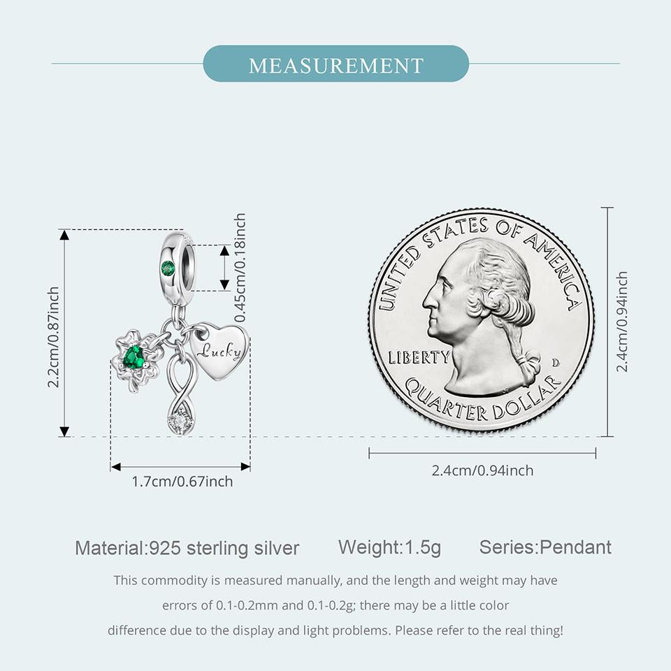 Four-leaf Clover Pendant Charm