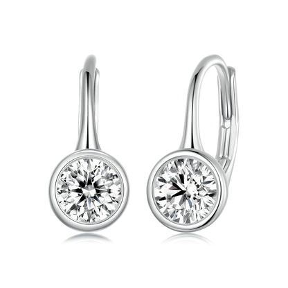 Sparkling Moissanite Spring Ear Climbers
