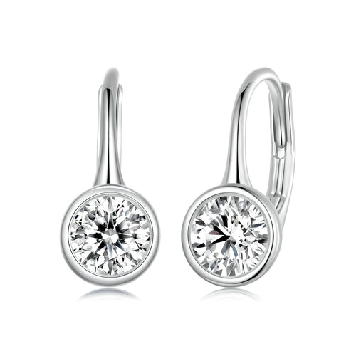 Sparkling Moissanite Spring Ear Climbers