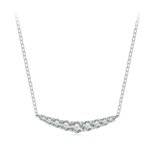 Smiling Face Moissanite Necklace