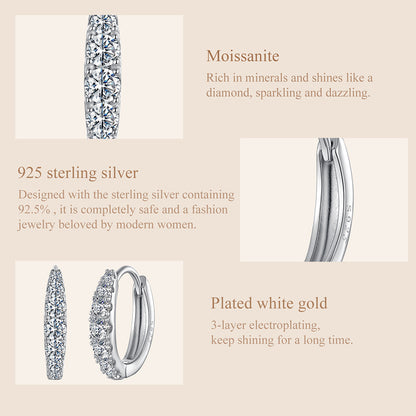 Moissanite Ear Climbers