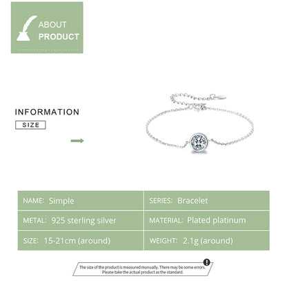 Minimalist Sterling Silver Bracelet