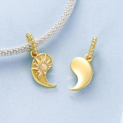 Taiji Bagua Sun Pendant Charm