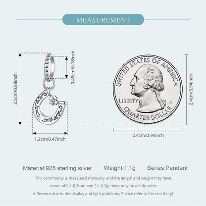 Horseshoe Pendant Charm