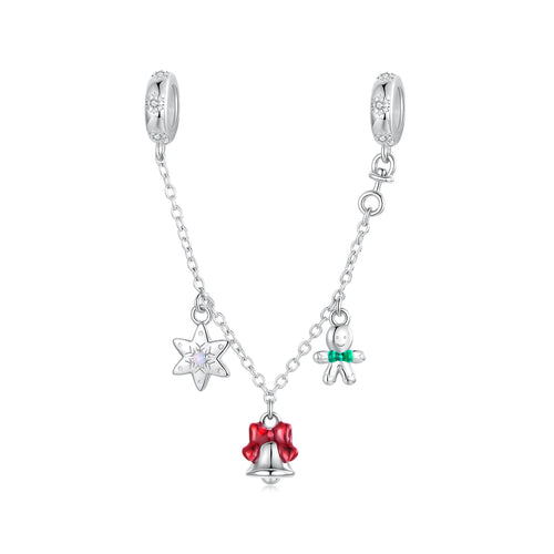 Christmas Safety Chain Charm