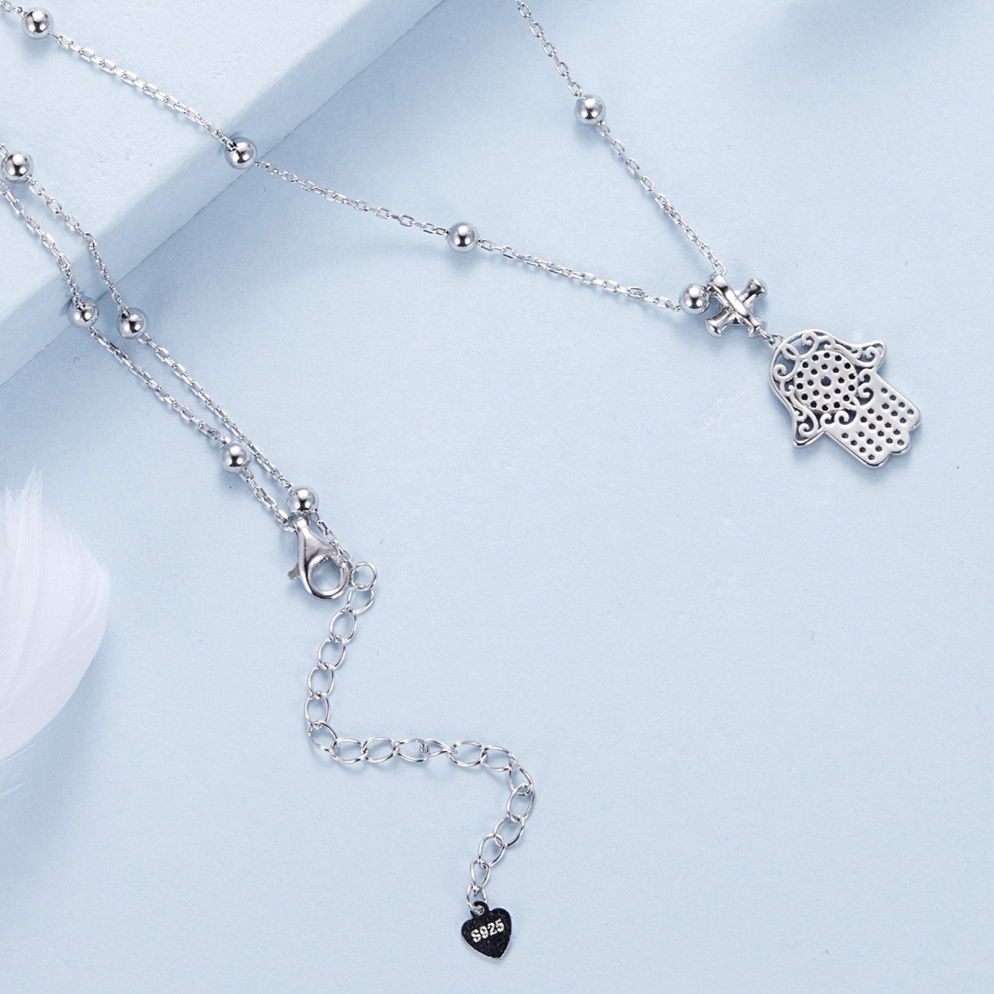 Hamsa Hand Charm Necklace