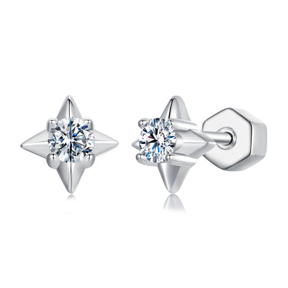 Starry Shine Moissanite Studs