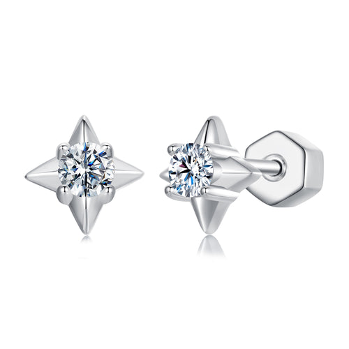 Starry Shine Moissanite Studs