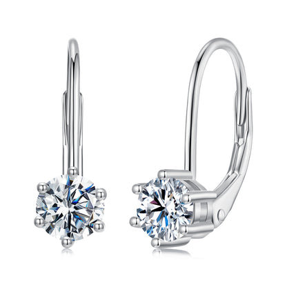 Moissanite Spring Ear Climbers
