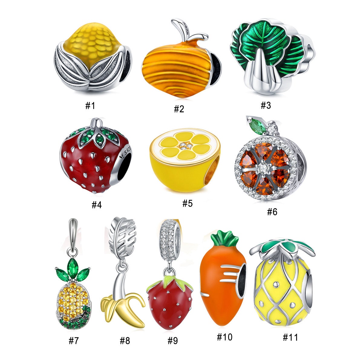 Fruit Collection Charm