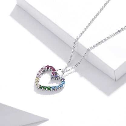 Colorful Heart Necklace
