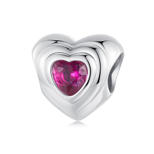 Classic Heart Halo Charm