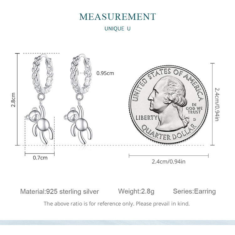 Compact Twisted Clip-On Earrings
