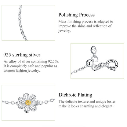 Daisy Floral Bracelet
