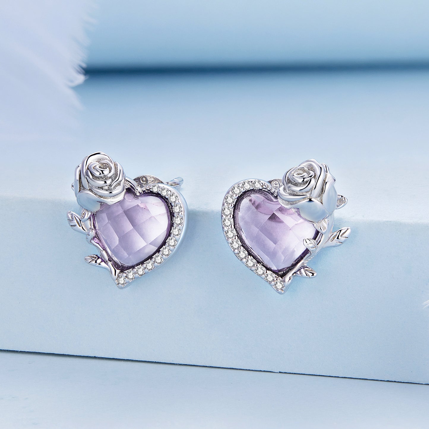 Rose Stud Earrings