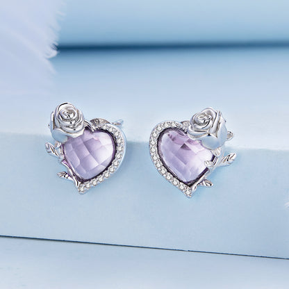 Rose Stud Earrings