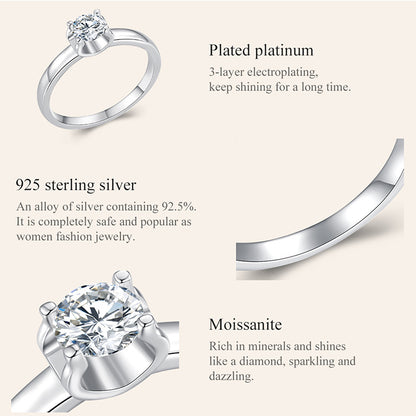 Luxurious Moissanite Ring