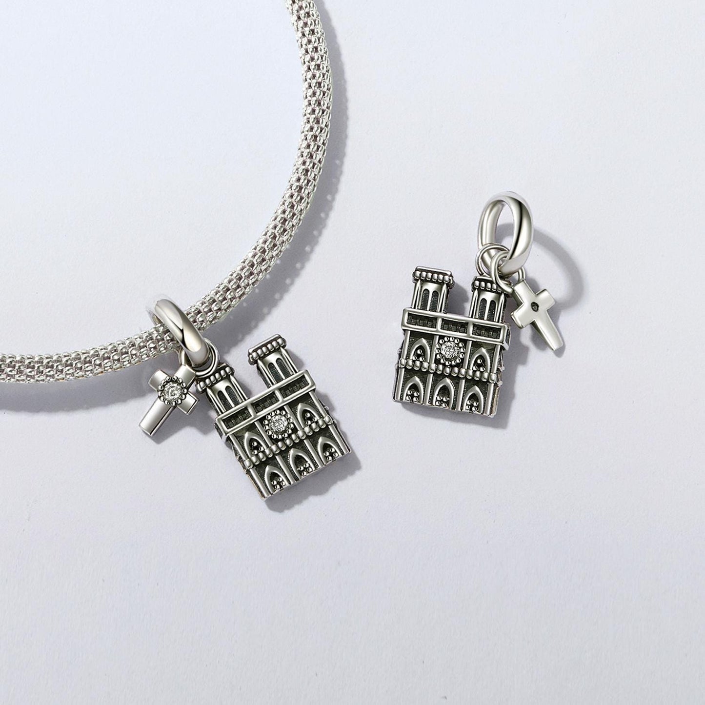 Notre Dame de Paris Pendant Charm