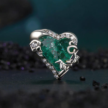 Heart of Skull Charm