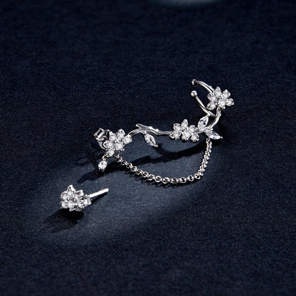 Wildflower Hoop Earrings