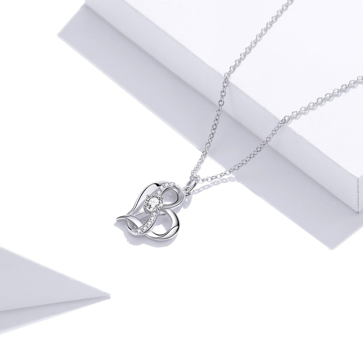 Intertwined Hearts Necklace