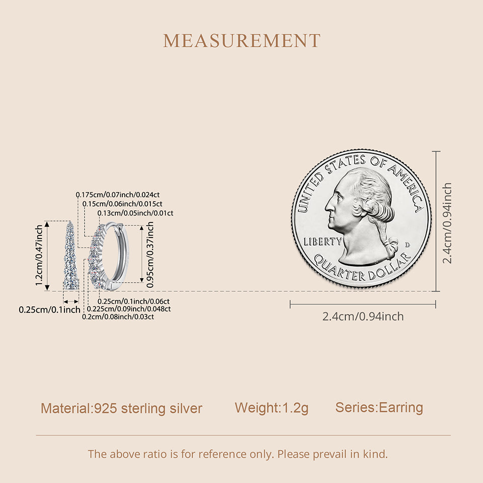 Moissanite Ear Climbers