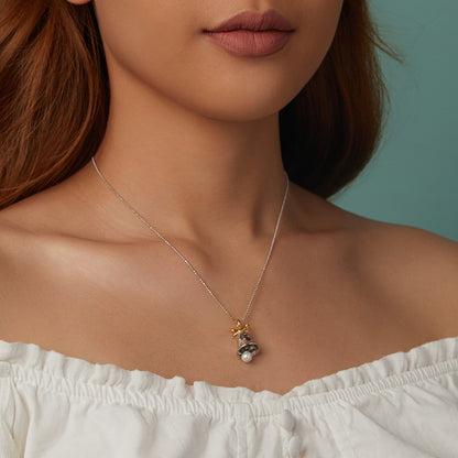 Snowflake Bell Necklace