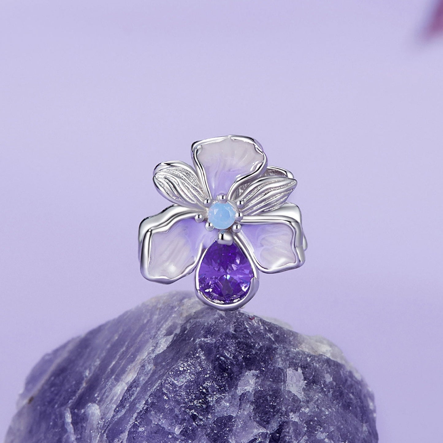 Romantic Iris Charm