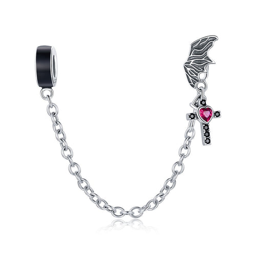 Dark Love Safety Chain Charm