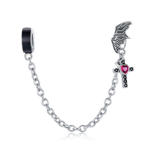 Dark Love Safety Chain Charm