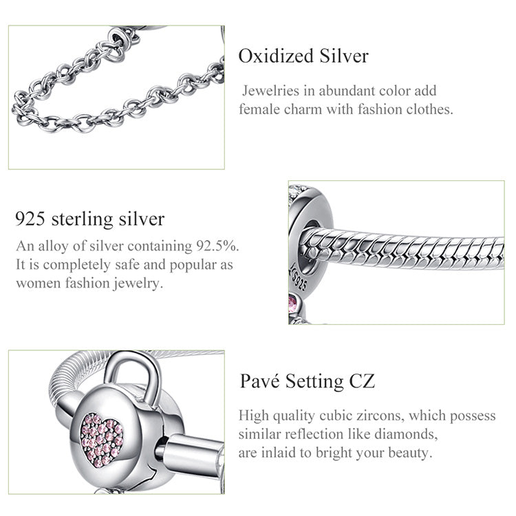 Heart Key Basic Bracelet