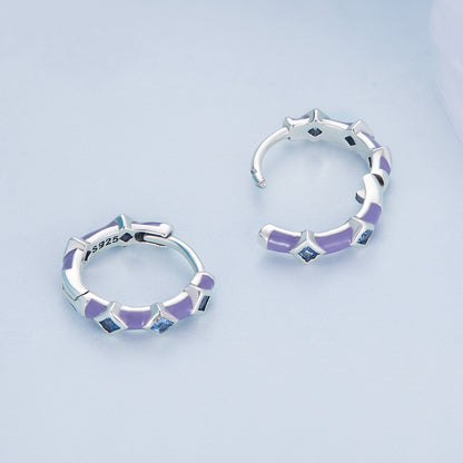 Aqua Spinel Clip Earrings