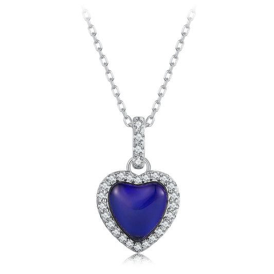 Mood Heart Charm Necklace