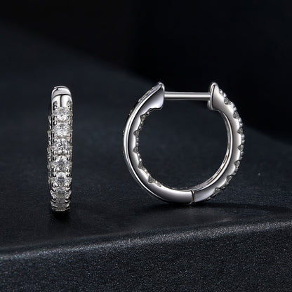 Glimmering Moissanite Ear Climbers