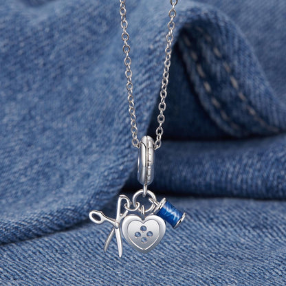 3-in-1 Tailor Set Pendant Charm