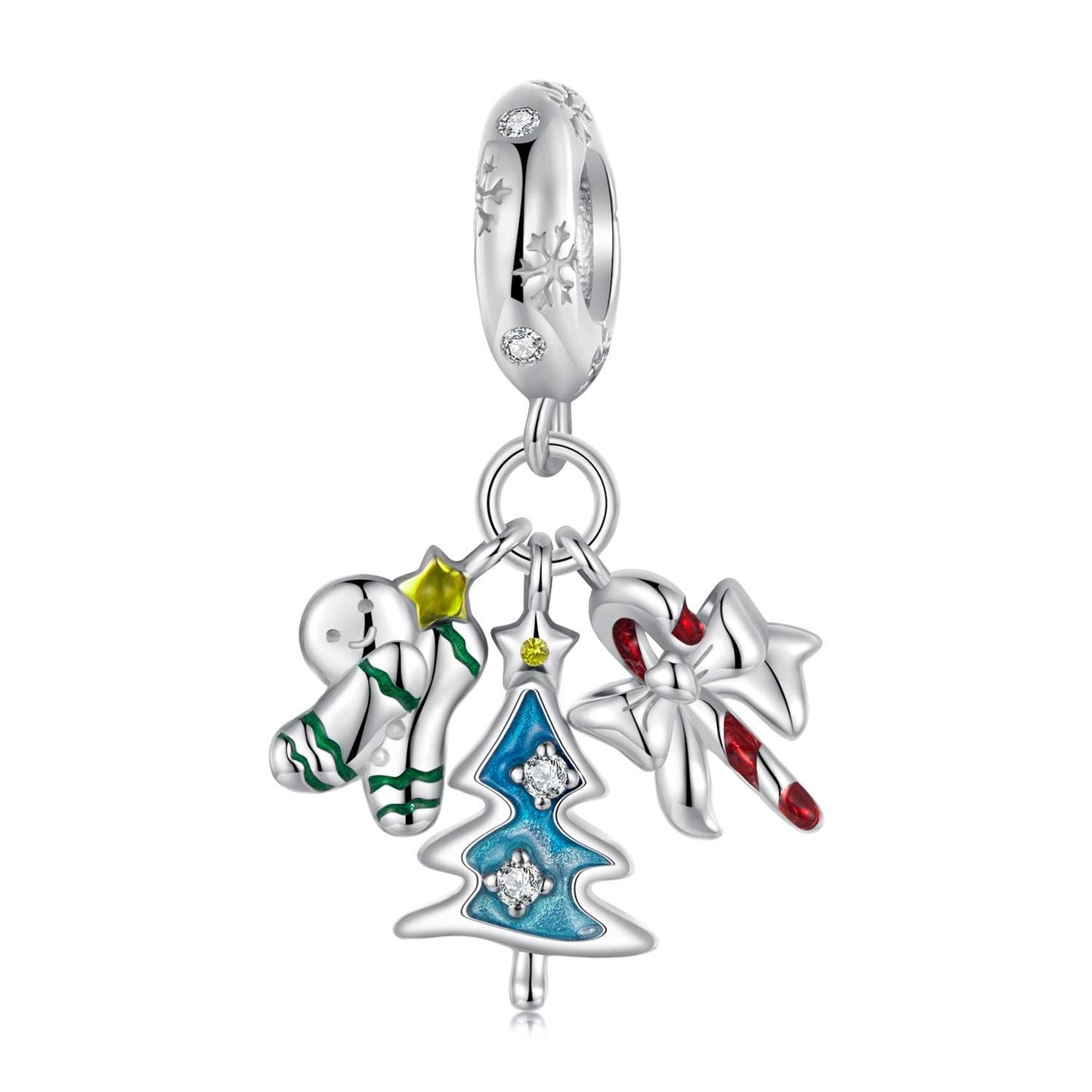 Festive Christmas Pendant Charm
