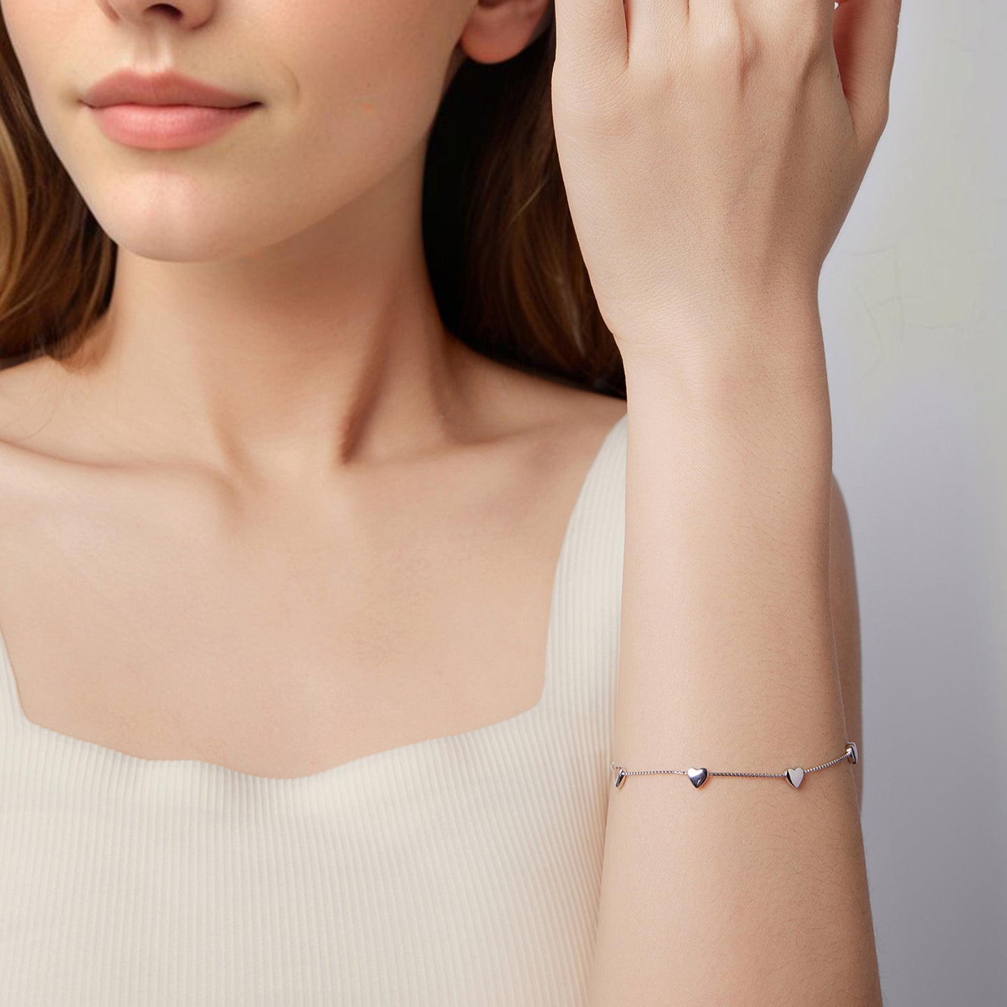 Heart Charm Bracelet