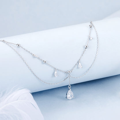 Teardrop Fringe Necklace