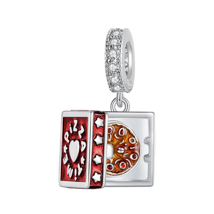 Funny Pizza Pendant Charm
