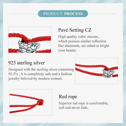 Mystical Serpent Cord Bracelet