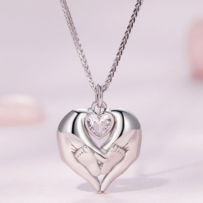 Footprint Charm Necklace