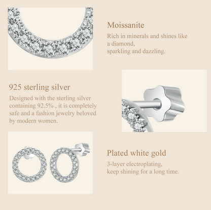 Starry Night 0.013ct Moissanite Studs