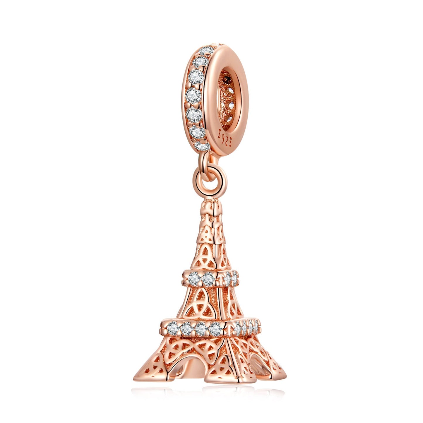 Eiffel Tower Hanging Bead Pendant Charm
