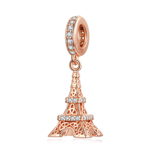 Eiffel Tower Hanging Bead Pendant Charm