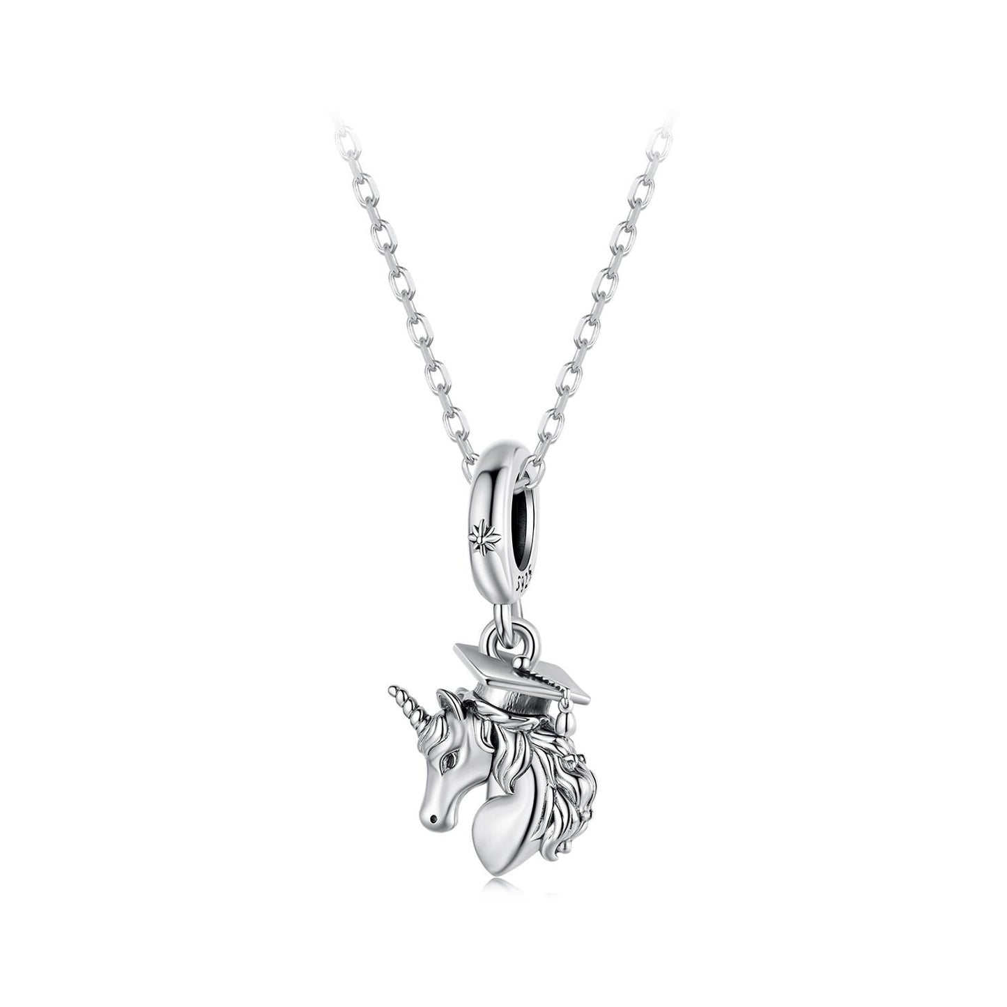 Graduation Unicorn Pendant Charm