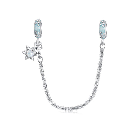 Ice Crystal Silicone Safety Chain Charm